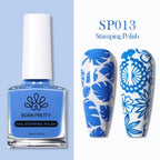 Vernis à stamping SP013 - Ongles Elaine Lemay