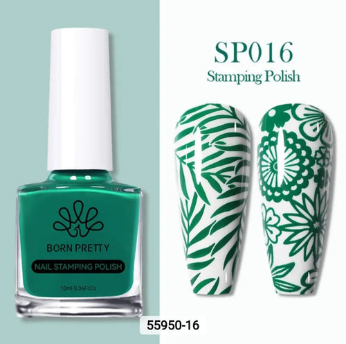 Vernis à stamping SP016 - Ongles Elaine Lemay