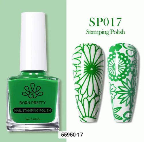 Vernis à stamping SP017 - Ongles Elaine Lemay