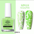 Vernis à stamping SP018 - Ongles Elaine Lemay