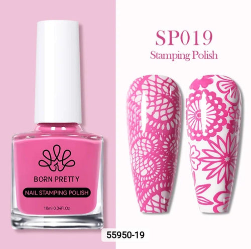 Vernis à stamping SP019 - Ongles Elaine Lemay