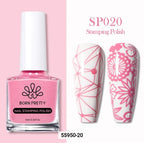 Vernis à stamping SP020 - Ongles Elaine Lemay
