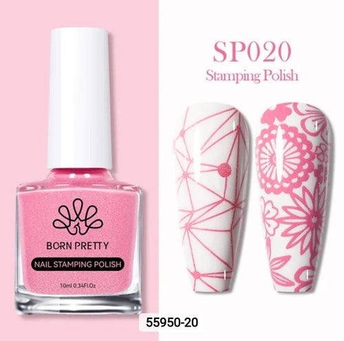 Vernis à stamping SP020 - Ongles Elaine Lemay