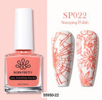 Vernis à stamping SP022 - Ongles Elaine Lemay