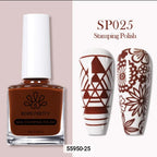 Vernis à stamping SP025 - Ongles Elaine Lemay