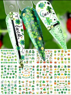 Water decals 12 motifs St-Patrick - Ongles Elaine Lemay