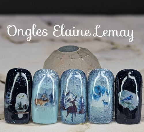 Waterdecals Noël BN-2425 & BN-2437 - Ongles Elaine Lemay