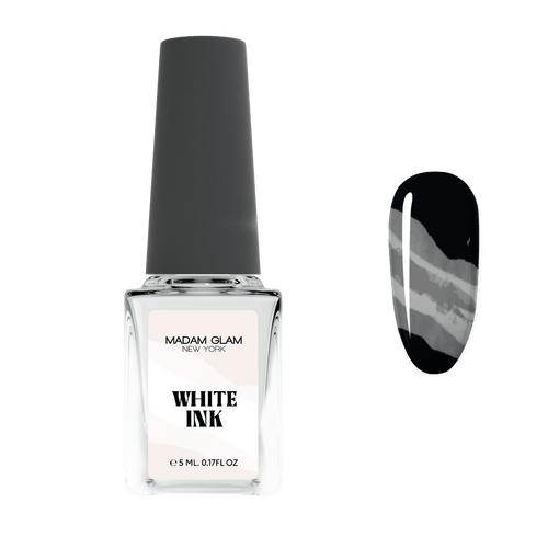 White / blanc - Ongles Elaine Lemay