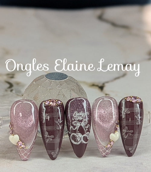 Winter Eclipse - Ongles Elaine Lemay