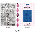 XY AF02 plaque de stamping - Ongles Elaine Lemay