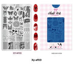 XY AF03 plaque de stamping - Ongles Elaine Lemay