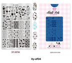 XY AF04 plaque de stamping - Ongles Elaine Lemay
