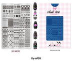 XY AF05 plaque de stamping - Ongles Elaine Lemay