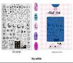 XY AF06 plaque de stamping - Ongles Elaine Lemay