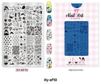 XY AF10 plaque de stamping - Ongles Elaine Lemay