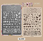 XY KF01 plaque de stamping - Ongles Elaine Lemay