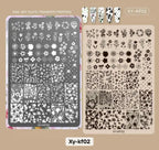 XY KF02 plaque de stamping - Ongles Elaine Lemay