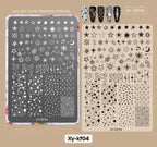 XY KF04 plaque de stamping - Ongles Elaine Lemay