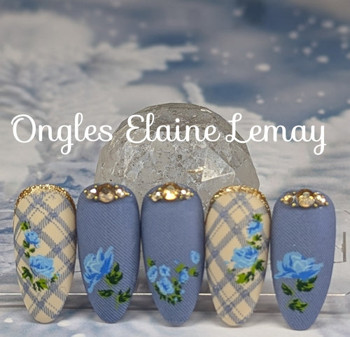 XY KF06 plaque de stamping - Ongles Elaine Lemay