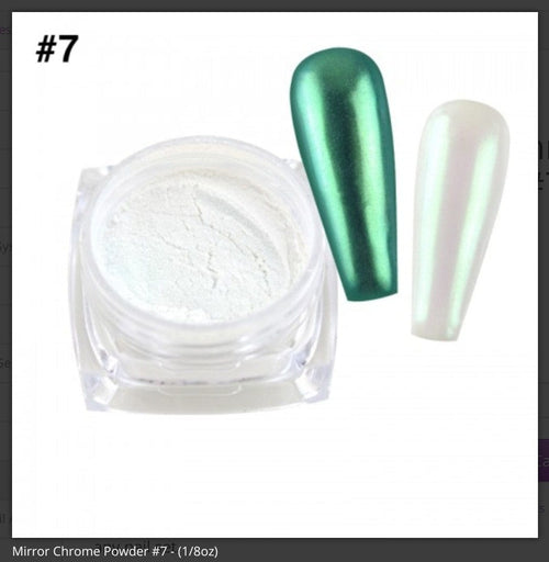 Chrome miroir #7 - Ongles Elaine Lemay 