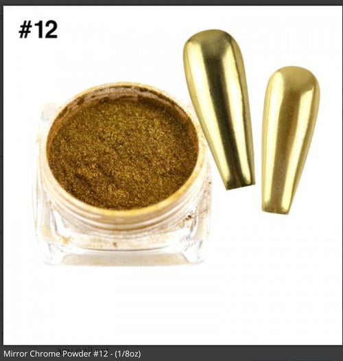 Chrome miroir #12 - Ongles Elaine Lemay 