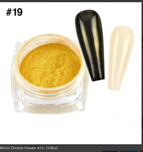 Chrome miroir #19 - Ongles Elaine Lemay 