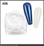Chrome miroir #26 - Ongles Elaine Lemay 
