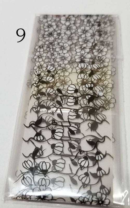 Papier transfer Foil Christrio à l'unité - Ongles Elaine Lemay 