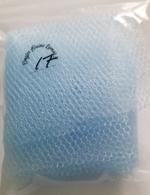 Tulle  gros carreaux - Ongles Elaine Lemay 