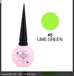 Aquarelle/Blooming Gel #5 - Ongles Elaine Lemay 
