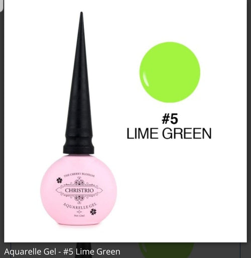 Aquarelle/Blooming Gel #5 - Ongles Elaine Lemay 