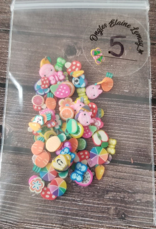 Fimo #5 Mixte - Ongles Elaine Lemay 