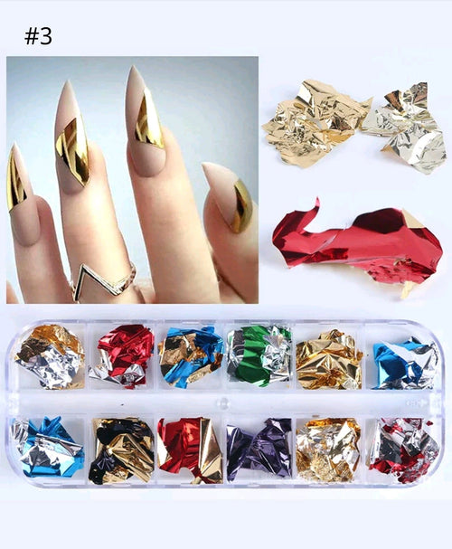 Flakes-foil #3 - Ongles Elaine Lemay 