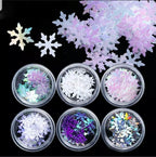Flocons paquet de 6 - Ongles Elaine Lemay 