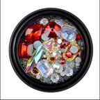 Bijoux mix Rouge - Ongles Elaine Lemay 