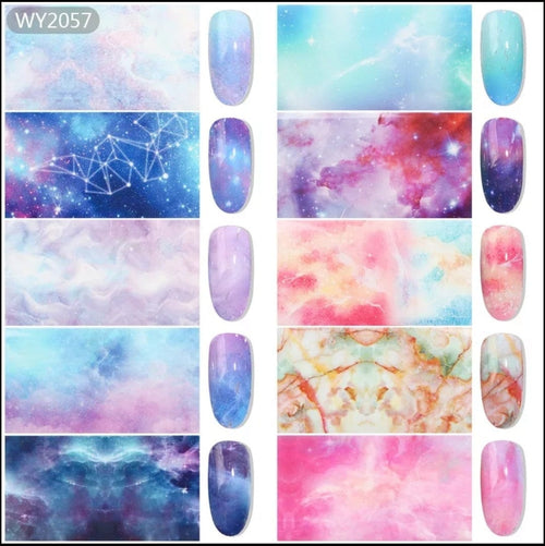Foil 10mcx galaxy - Ongles Elaine Lemay 