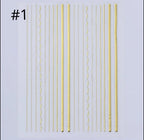 Collant #1 ligne or - Ongles Elaine Lemay 