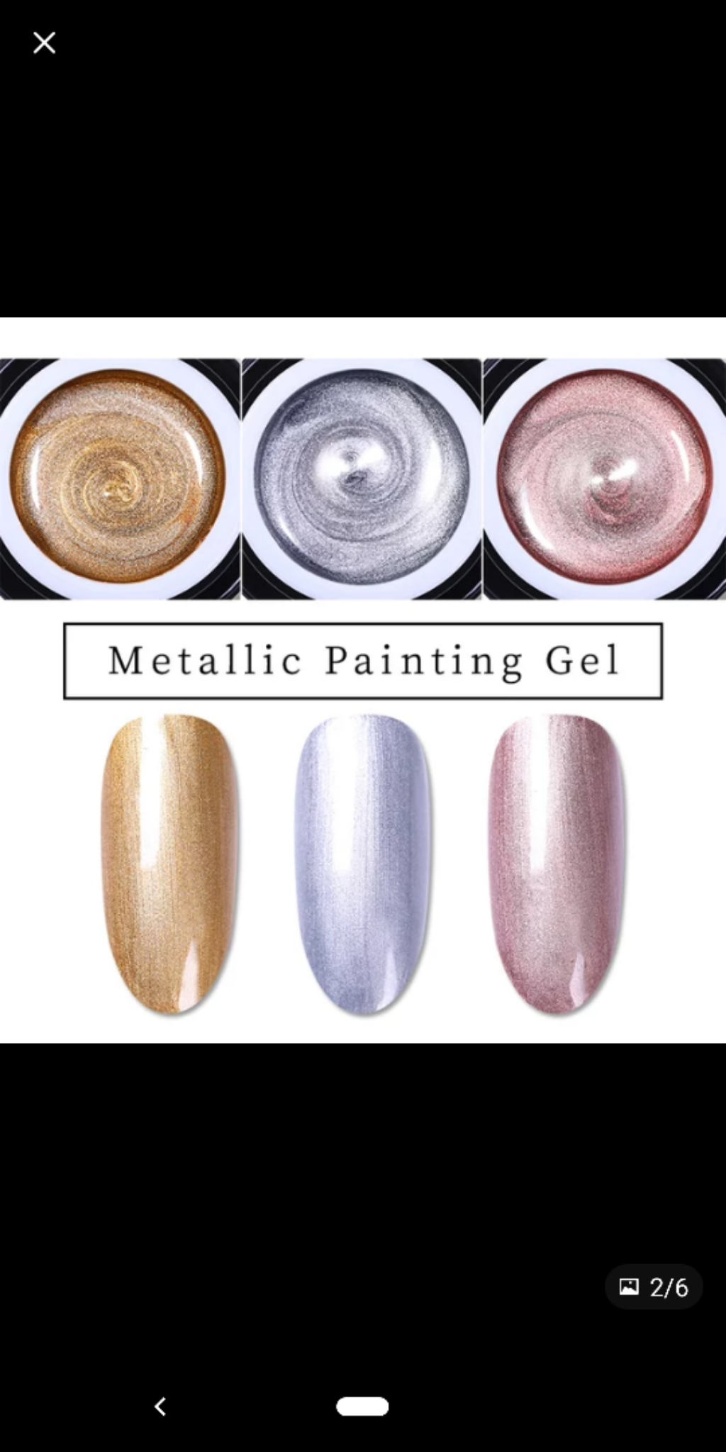 Gel paint métalliques-stamping