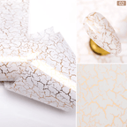Foil marbré noir ou blanc - Ongles Elaine Lemay 