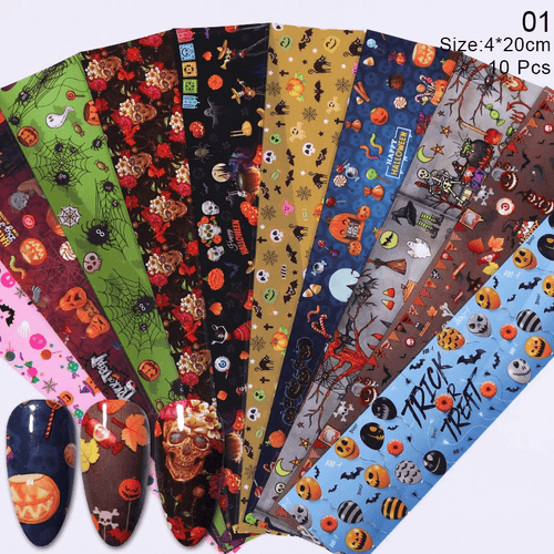 Foil Halloween 50543-1 - Ongles Elaine Lemay 