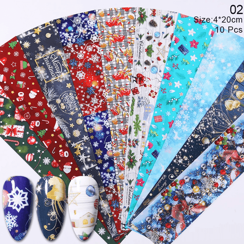 Foil Noel 2020 - Ongles Elaine Lemay 