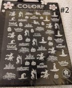 Collant Halloween- glow #2 - Ongles Elaine Lemay 