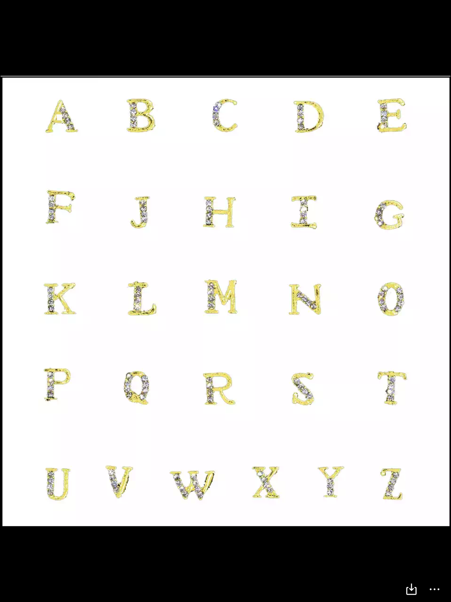 Lettres 3D (alphabet)