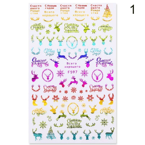 Collant F597 multicolore - Ongles Elaine Lemay 