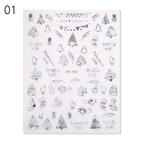 Collant argent #1 - Ongles Elaine Lemay 
