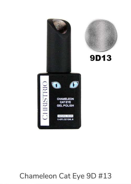 Chameleon cat eye 9D13 - Ongles Elaine Lemay 