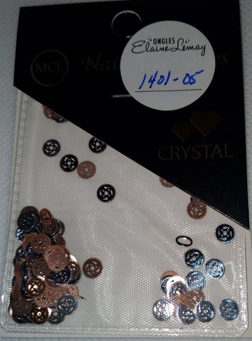 Bijoux central argent #1401-05 - Ongles Elaine Lemay 