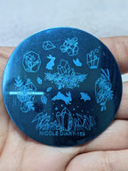 Plaque de stamping petite Nicole Diary - Ongles Elaine Lemay 