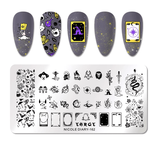 Plaque de stamping Nicole Diary - Ongles Elaine Lemay 