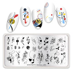 Plaque de stamping Born Pretty - Ongles Elaine Lemay 